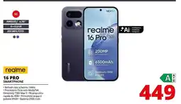 Comet realme 16 Pro smartphone offerta