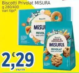 Market Ingross Biscotti Privolat Misura offerta