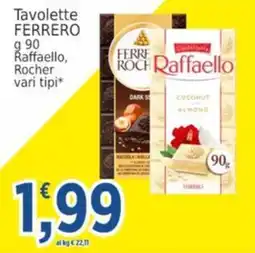 Market Ingross Tavolette Ferrero offerta