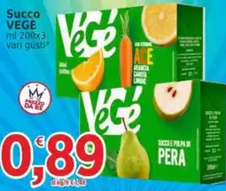 Market Ingross Succo VEGÈ offerta