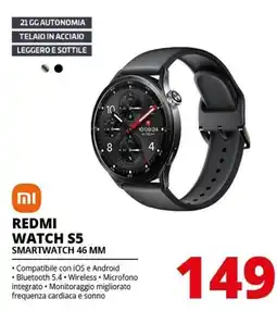 Comet Redmi Watch S5 Smartwatch 46 mm offerta