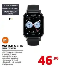 Comet Xiaomi Watch 5 Lite Smartwatch offerta