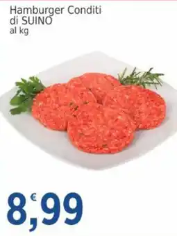 Market Ingross Hamburger Conditi di SUINO offerta