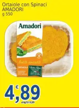Market Ingross Ortaiola con Spinaci Amadori offerta