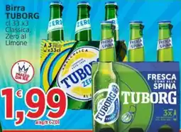 Market Ingross Birra Tuborg Zero al Limone offerta