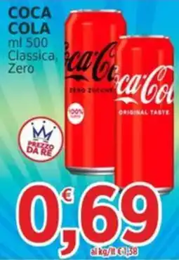 Market Ingross Coca Cola Classica, Zero offerta