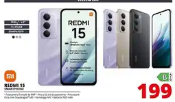 Comet Redmi 15 Smartphone offerta