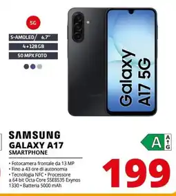 Comet Samsung Galaxy A17 Smartphone offerta