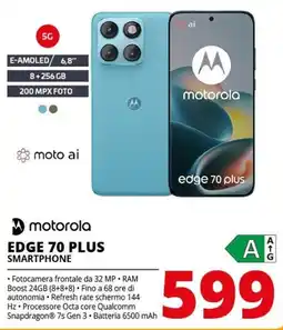 Comet motorola edge 70 plus smartphone offerta
