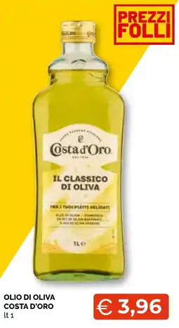 Mercatò Extra Olio di oliva Costa d'Oro offerta
