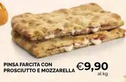 Mercatò Extra Pinsa farcita con prosciutto e mozzarella offerta