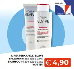 Mercatò Extra Linea per capelli Elvive offerta