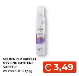 Mercatò Extra Spuma per capelli styling pantene offerta