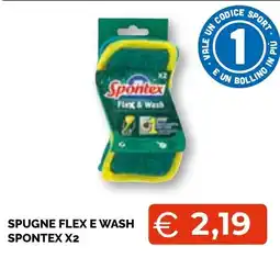 Mercatò Extra Spugne Flex e Wash Spontex offerta