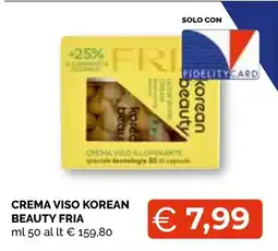 Mercatò Extra Crema viso korean beauty fria offerta