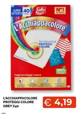 Mercatò Extra L'Acchiappacolore proteggi colore Grey offerta