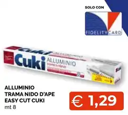Mercatò Extra Alluminio trama nido d'ape easy cut Cuki offerta