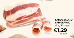 Mercatò Extra Lardo salato San Giorgio offerta