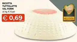 Mercatò Extra Ricotta Tuttolatte Val Form offerta
