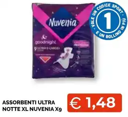 Mercatò Extra Assorbenti ultra notte xl nuvenia offerta
