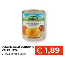 Mercatò Extra Pesche allo sciroppo Valfrutta offerta