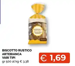 Mercatò Extra Biscotto rustico artebianca offerta