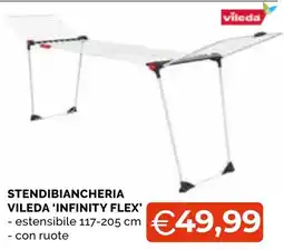 Mercatò Extra Stendibiancheria Vileda 'Infinity Flex' offerta