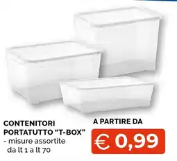 Mercatò Extra Contenitori portatutto T-Box offerta