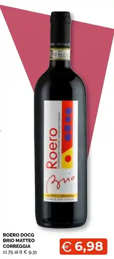 Mercatò Extra Roero DOCG Briò Matteo Correggia offerta