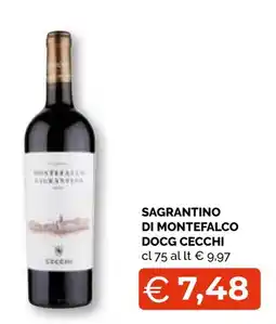Mercatò Extra Sagrantino di Montefalco DOCG Cecchi offerta