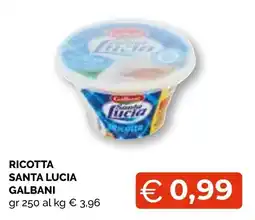 Mercatò Extra Glabani Ricotta Santa Lucia offerta