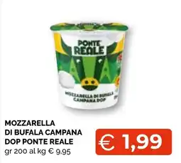 Mercatò Extra Mozzarella di bufala campana dop ponte reale offerta