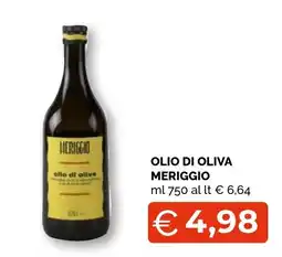Mercatò Extra Olio di oliva Meriggio offerta