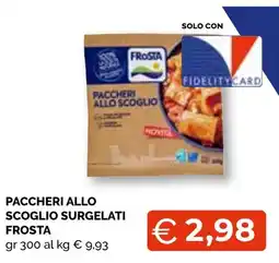 Mercatò Extra Paccheri allo scoglio Frost offerta