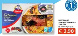 Mercatò Extra Tentazioni di gusto Mistomare Findus offerta