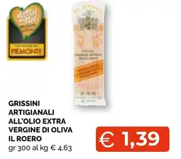 Mercatò Extra Grissini artigianali all'olio extra vergine di oliva il roero offerta