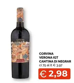Mercatò Big Corvina Verona IGT Cantina di Negrar offerta