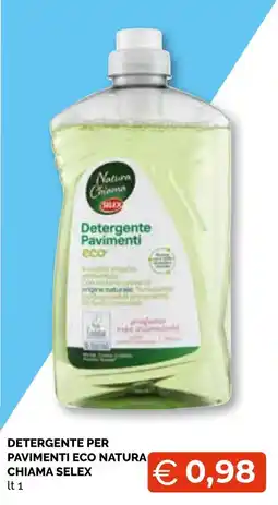 Mercatò Extra Detergente Pavimenti eco Chiama Selex offerta