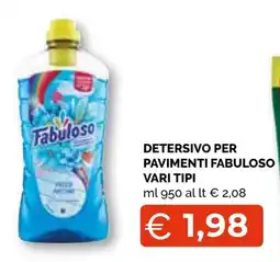 Mercatò Extra Detersivo per pavimenti Fabuloso offerta