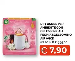 Mercatò Extra Diffusore per ambiente con oli essenziali peonia&gelsomino air wick offerta