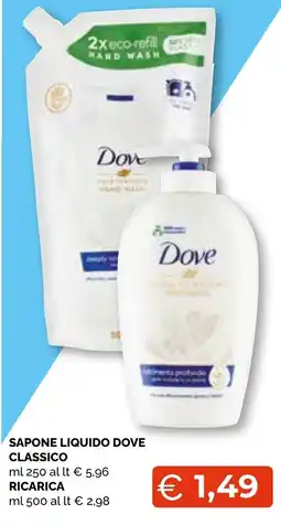Mercatò Big Sapone liquido Dove classico offerta
