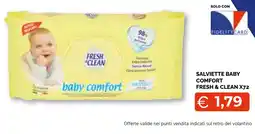 Mercatò Big Salviette baby comfort Fresh & Clean offerta