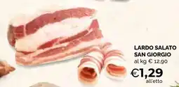 Mercatò Big Lardo salato San Giorgio offerta