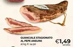 Mercatò Big Guanciale stagionato al pepe ansuini offerta