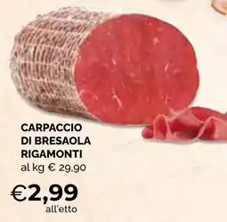 Mercatò Big Carpaccio di bresaola Rigamonti offerta