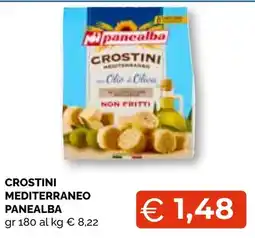 Mercatò Big Crostini mediterraneo panealba offerta
