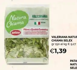 Mercatò Big Valeriana natura chiama selex offerta