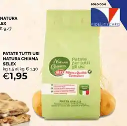 Mercatò Big Patate tutti usi Natura Chiama Selex offerta