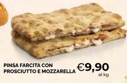 Mercatò Big Pinsa farcita con prosciutto e mozzarella offerta