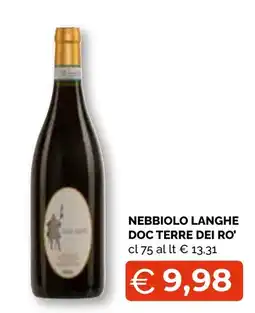 Mercatò Big Nebbiolo Langhe Doc Terre dei Ro' offerta